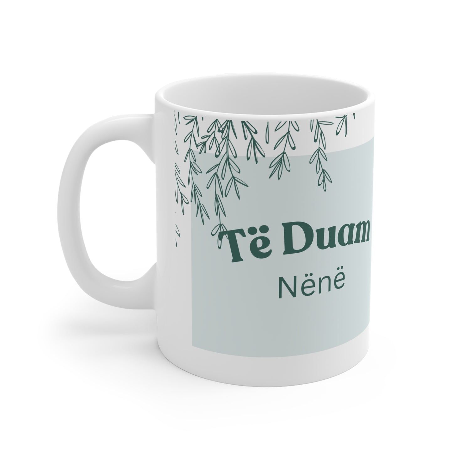Te Duam Nene Mug Mother’s Day Gift | Minimal Botanical Ceramic Mug