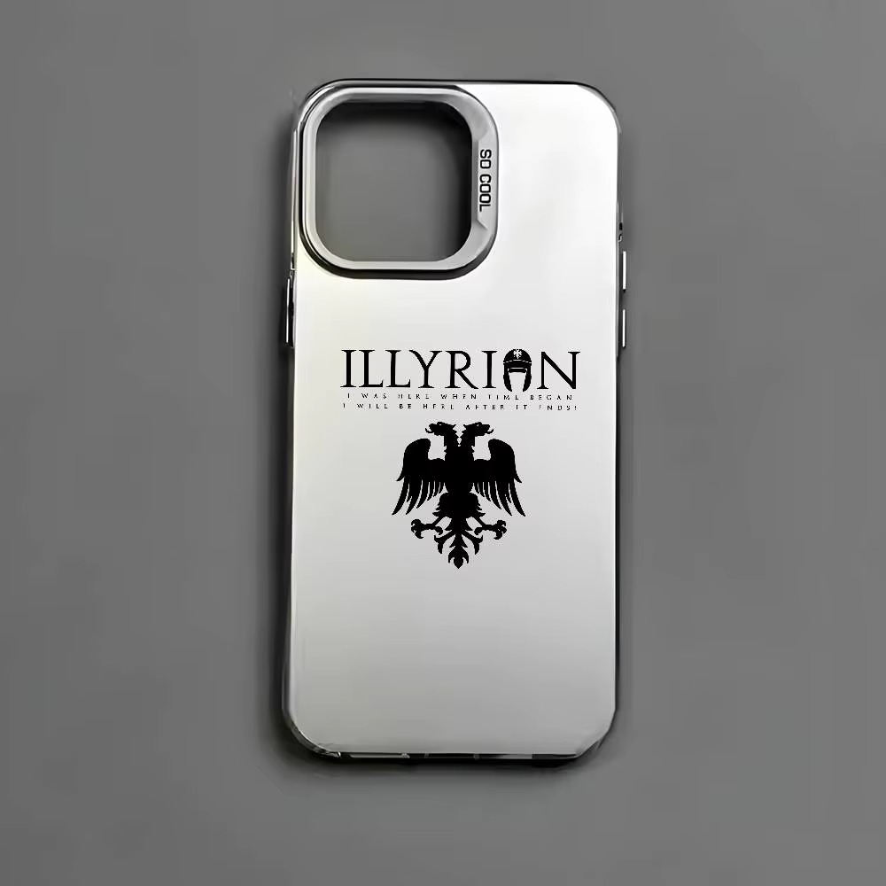 Luxury Albanian Illyrian Flag Eagle Matte Metallic | Shockproof & Durable iPhone Cover Case (Copy)