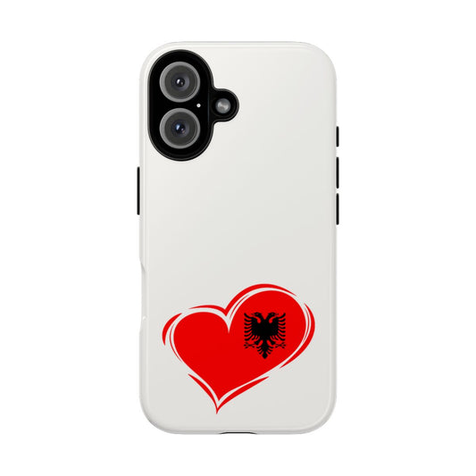 Albanian Heart iPhone Case – Love & Pride Design