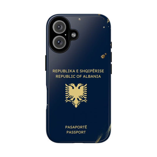 Albanian Passport iPhone Case – Republic of Albania Design