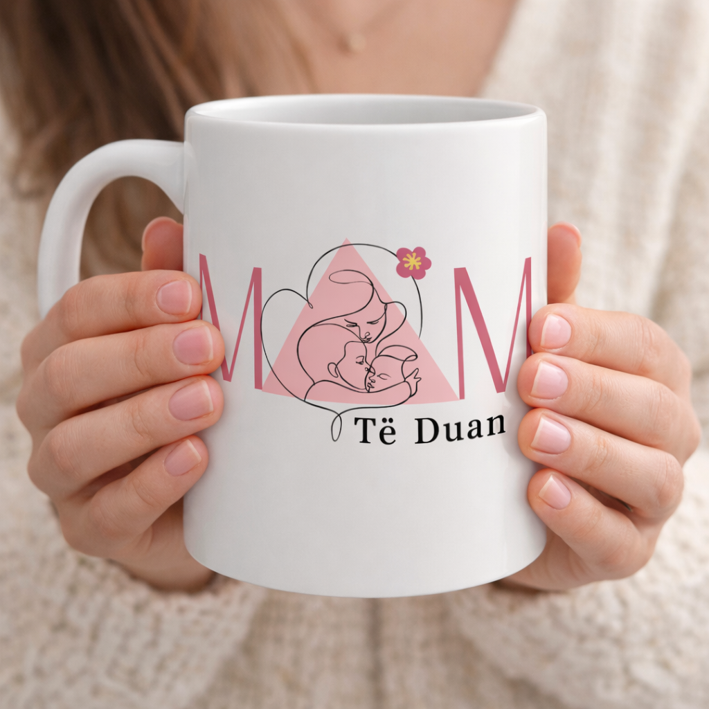 Mama Te Duam Mug  Soft Neutral Design | Thoughtful Mother’s Day Gift