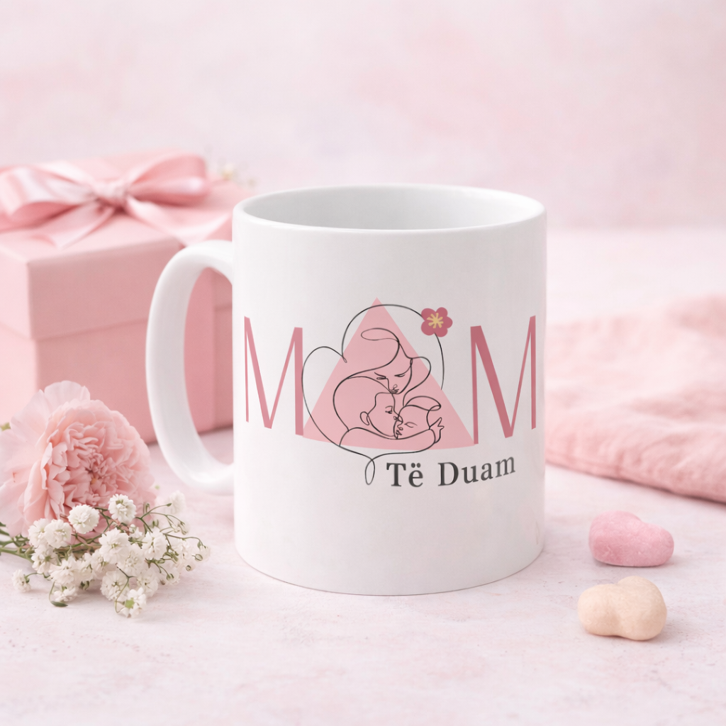 Mama Te Duam Mug  Soft Neutral Design | Thoughtful Mother’s Day Gift