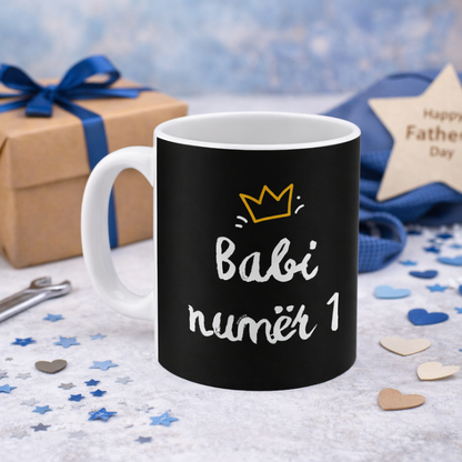 Babi Më i Mirë Mug  Best Dad Mug | Modern Black Design