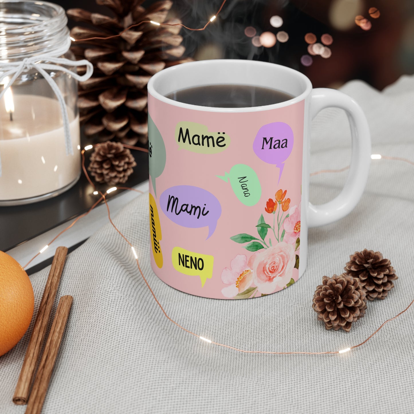 Mama Words Mug  Soft Pastel Design | Mothers Day Gift
