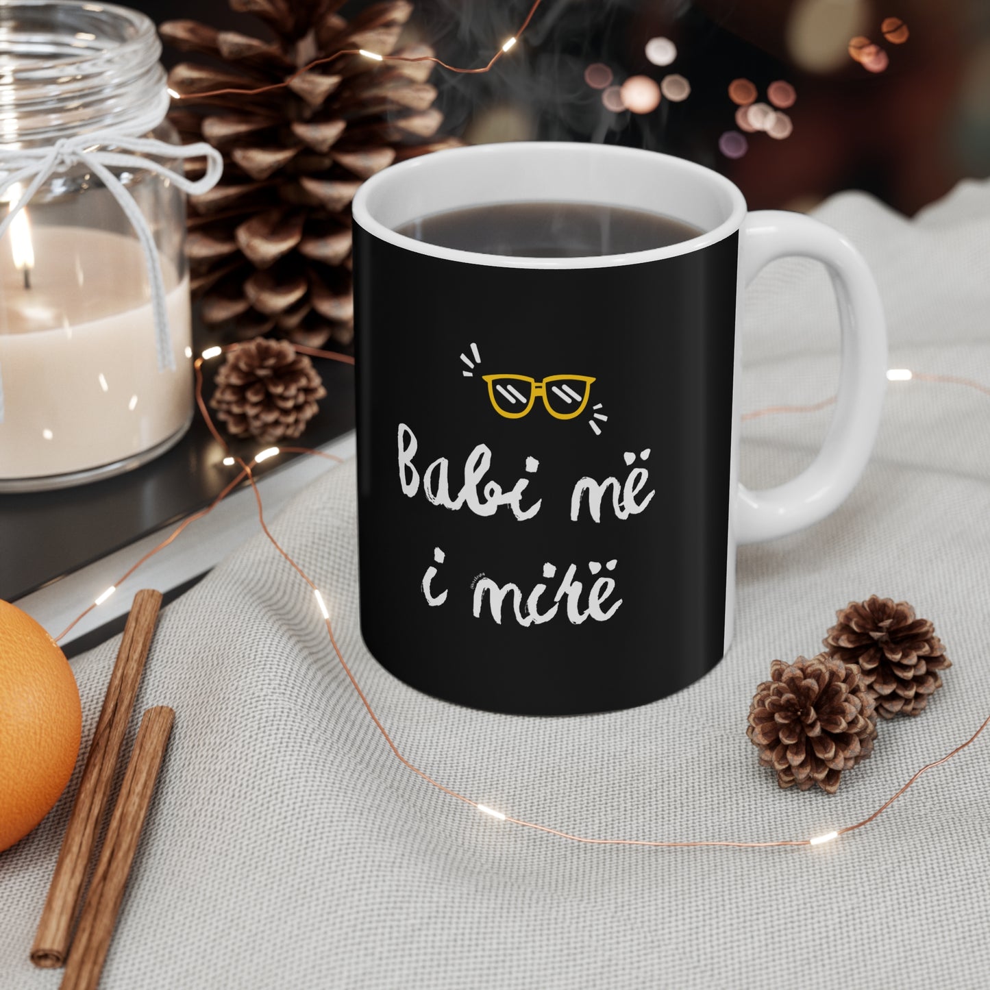 Babi Më i Mirë Mug  Best Dad Mug | Modern Black Design