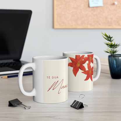 Te Dua Mami Floral Mug  Mother’s Day Gift | Elegant Ceramic Keepsake