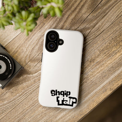 Shqipëtar Minimal iPhone Case Albanian Pride Phone Cover Black and White