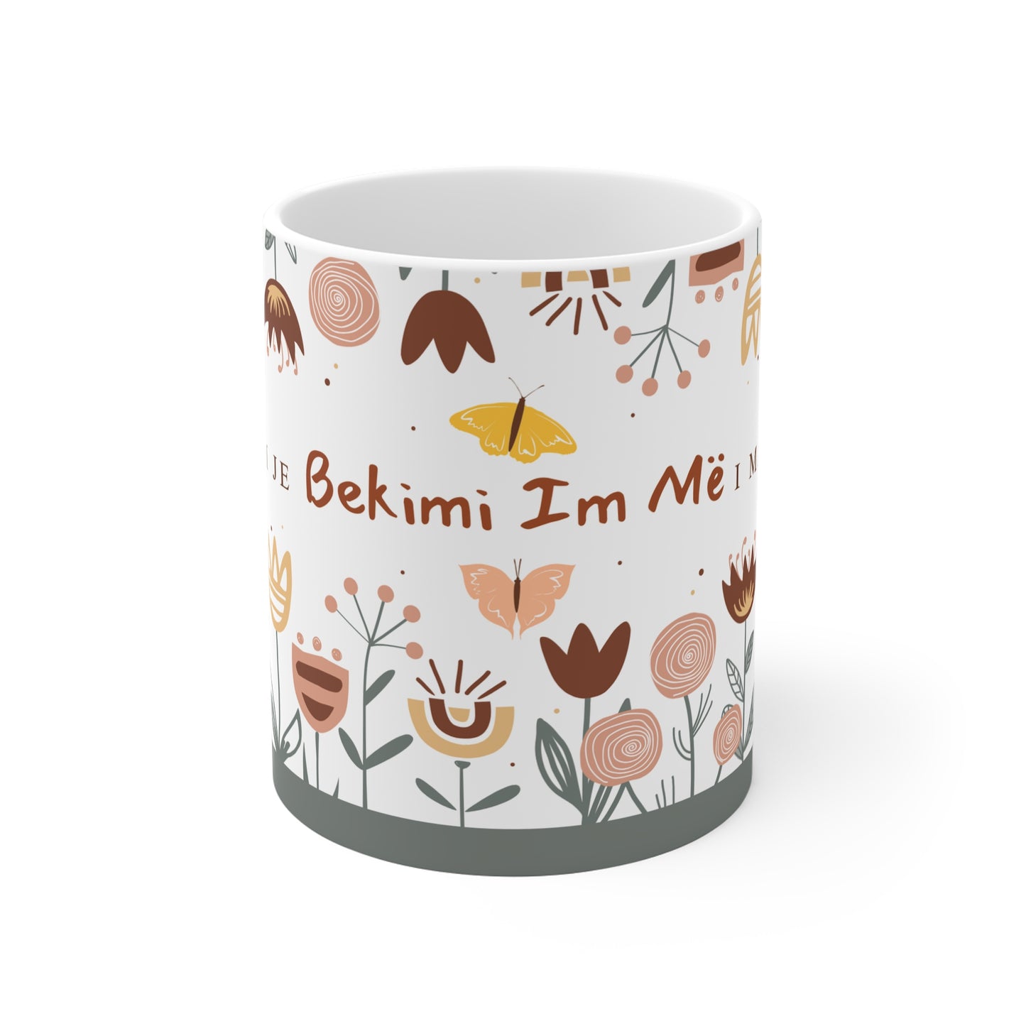 Mami "Bekimi im me i madh" Mug Mother’s Day Gift | Floral Keepsake Cup