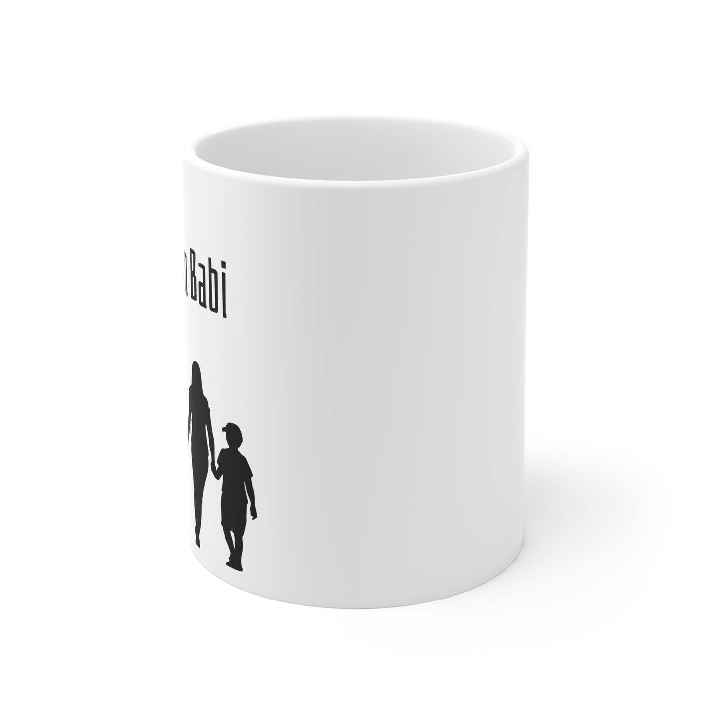 Të Duam Babi Family Mug  Family Silhouette Design | Father Love Mug