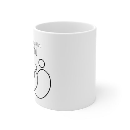 Të Duam Shumë Fort Babi Mug  Minimal Family Line Art | Father Love Mug