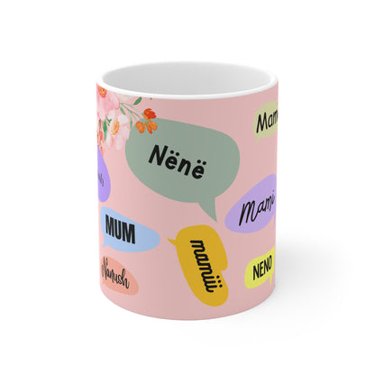 Mama Words Mug  Soft Pastel Design | Mothers Day Gift