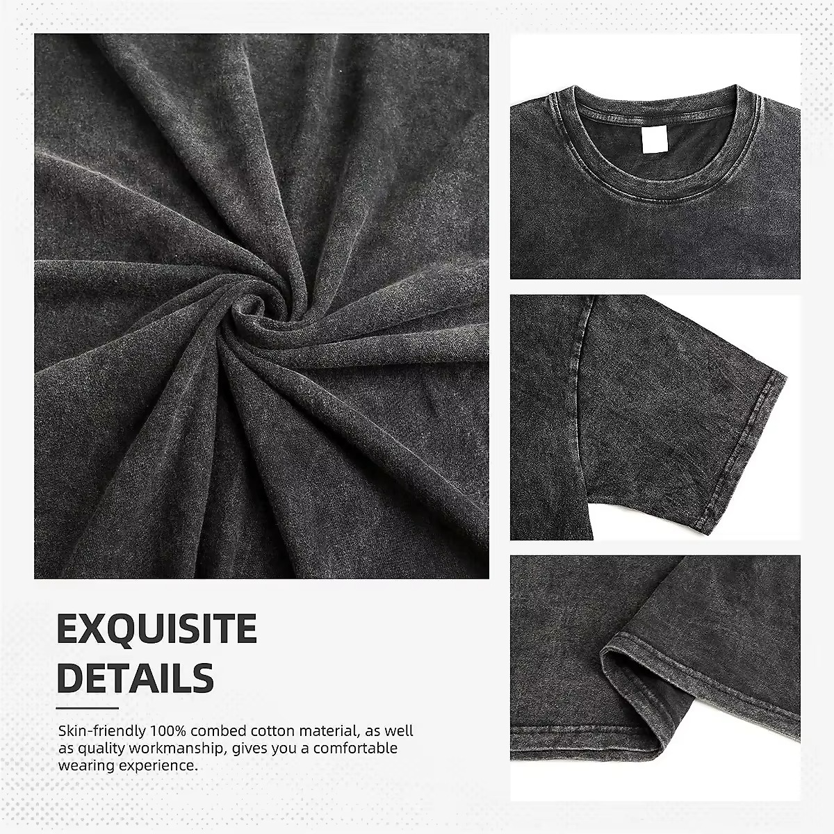 Albanian Men’s Ladies's Oversized Streetwear | Washed Cotton Finish