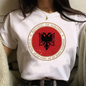 Albanian Flag Women’s Harajuku-Inspired | Modern Anime T'shirt