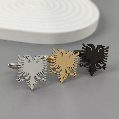 Albania Eagle 18K Gold-Plated Stainless Steel | Waterproof Statement Jewellery