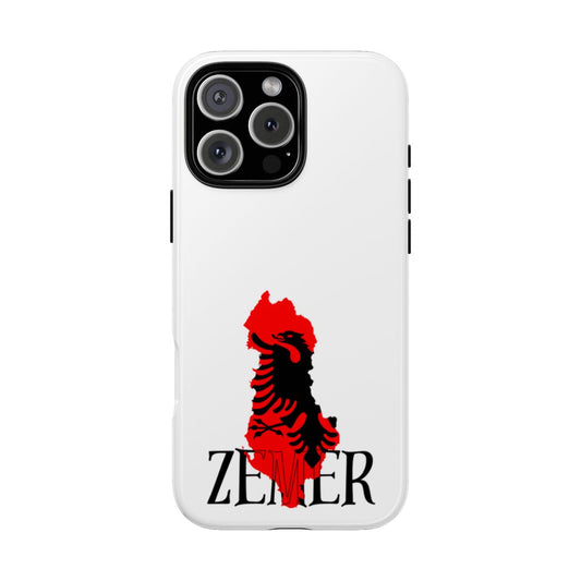 Albanian “Zemër” iPhone Case – Patriotic Phone Cover